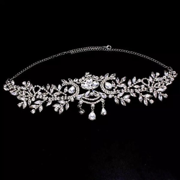 Bijoux de front ou de cheveux argenté – Image 3
