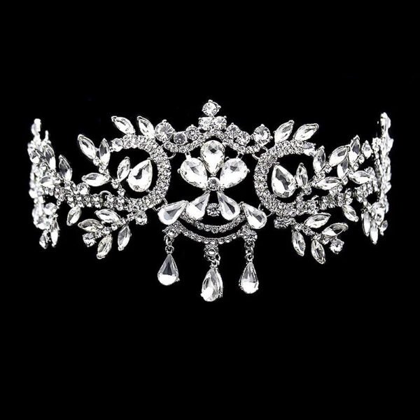 Bijoux de front ou de cheveux argenté – Image 2