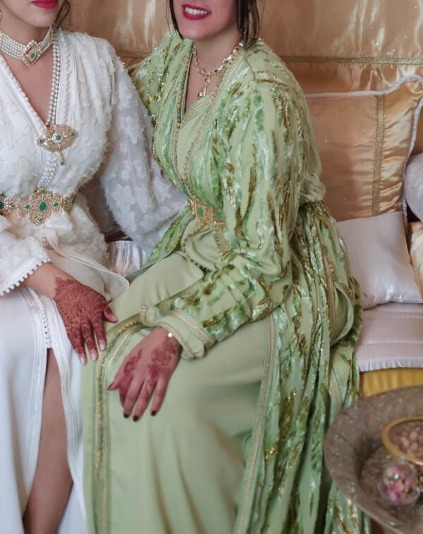Caftan Hanya vert