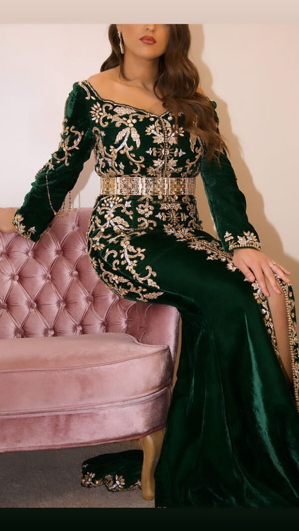 Caftan Lina vert