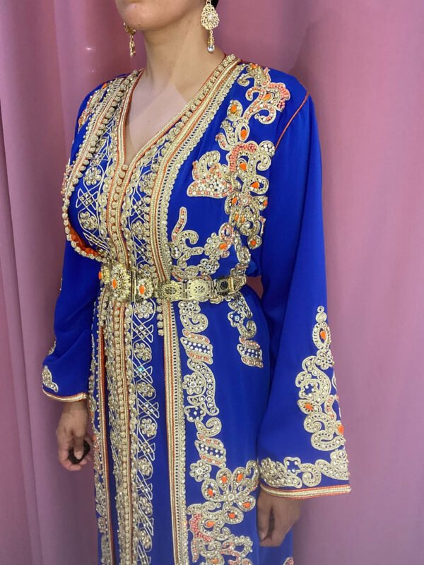 Caftan chiara bleu