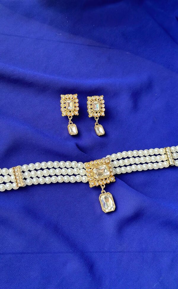 Parure ras de cou doré – Image 3