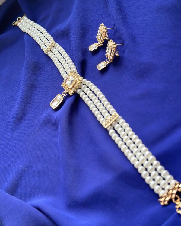 Parure ras de cou doré – Image 2