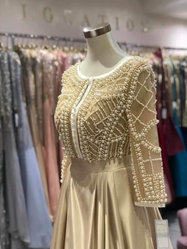 Robe Camélia beige