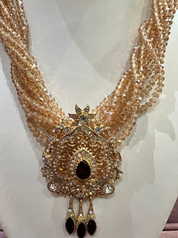 Parure Beldi doré rouge – Image 4