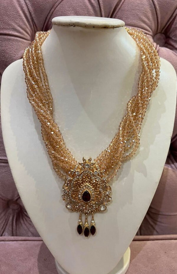 Parure Beldi doré rouge – Image 5