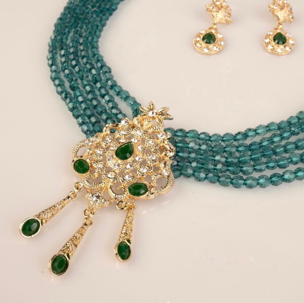 Parure beldi vert doré – Image 4