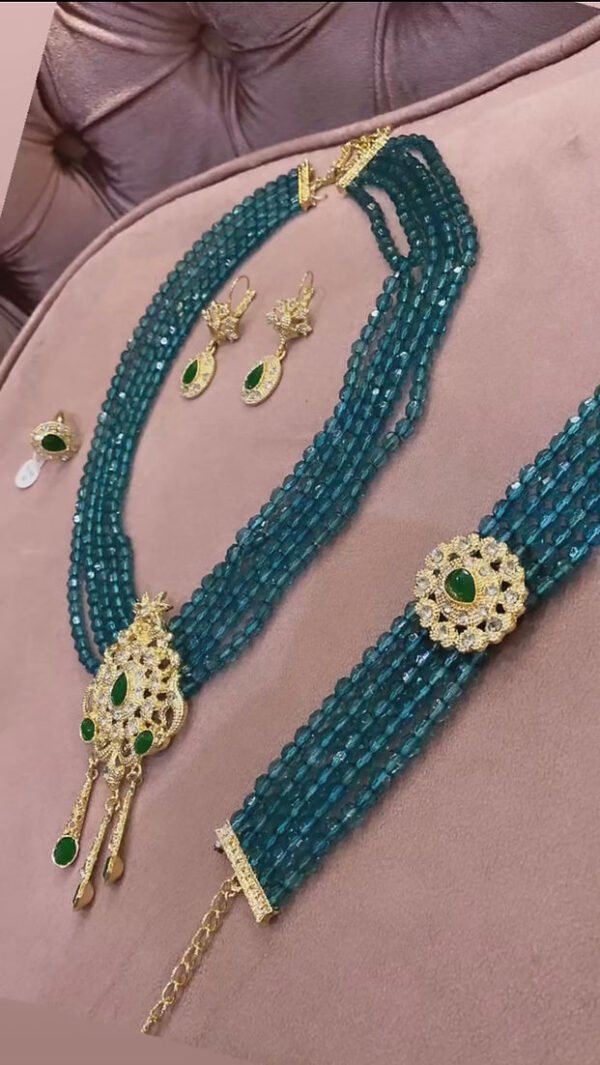 Parure beldi vert doré – Image 5