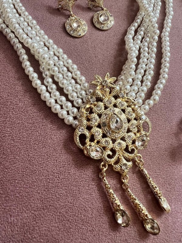 Parure complète perlé strassé – Image 2