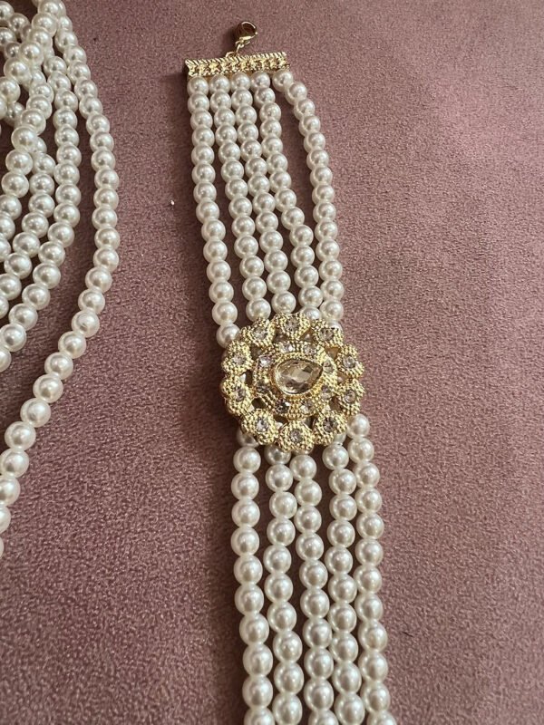 Parure complète perlé strassé – Image 3