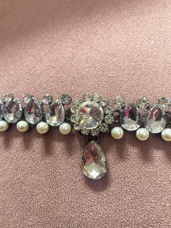 Bijoux de front perles et strass – Image 2