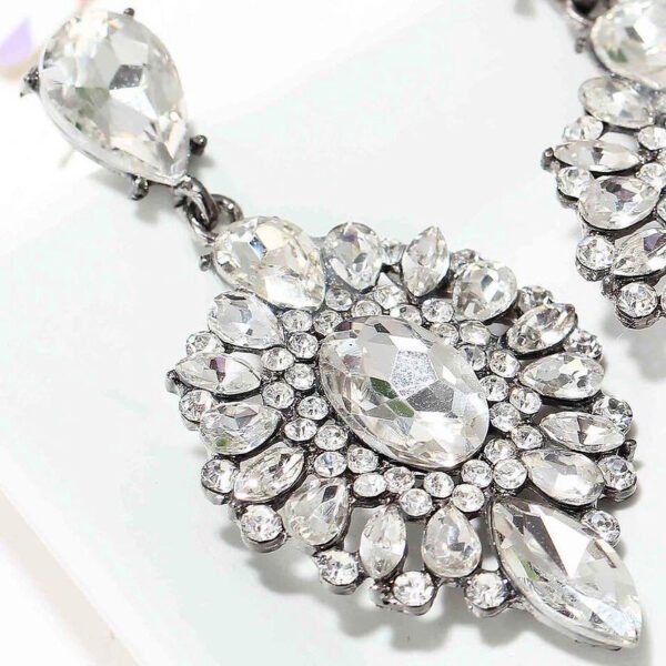 Boucles d’oreilles argenté – Image 2