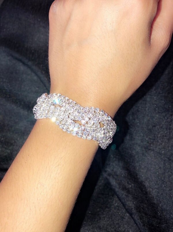 Bracelet torsadé argenté