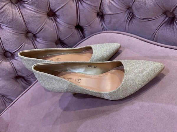 Chaussures de soirée Siya doré – Image 9