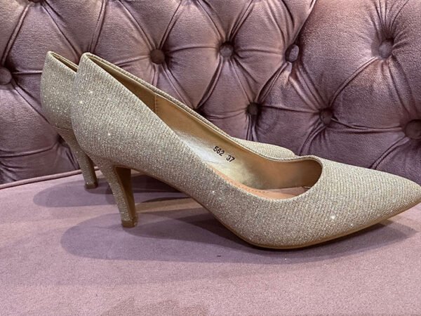 Chaussures de soirée Siya doré – Image 8