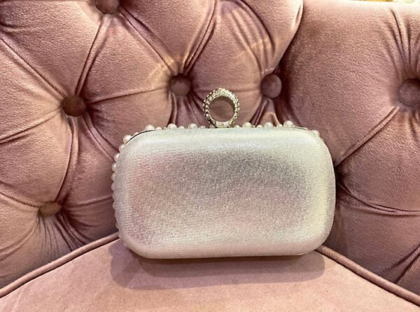 Clutch perlé strassé – Image 3