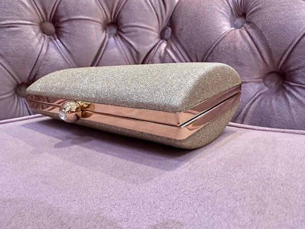 Clutch rigide doré – Image 6