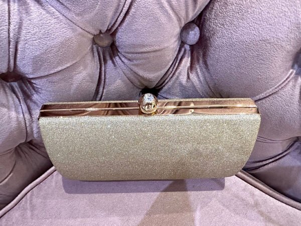 Clutch rigide doré – Image 2