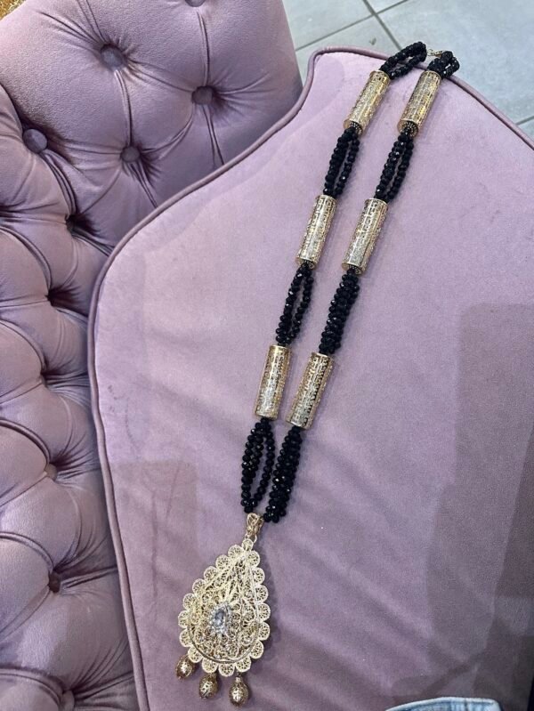 Collier chaoui noir et doré