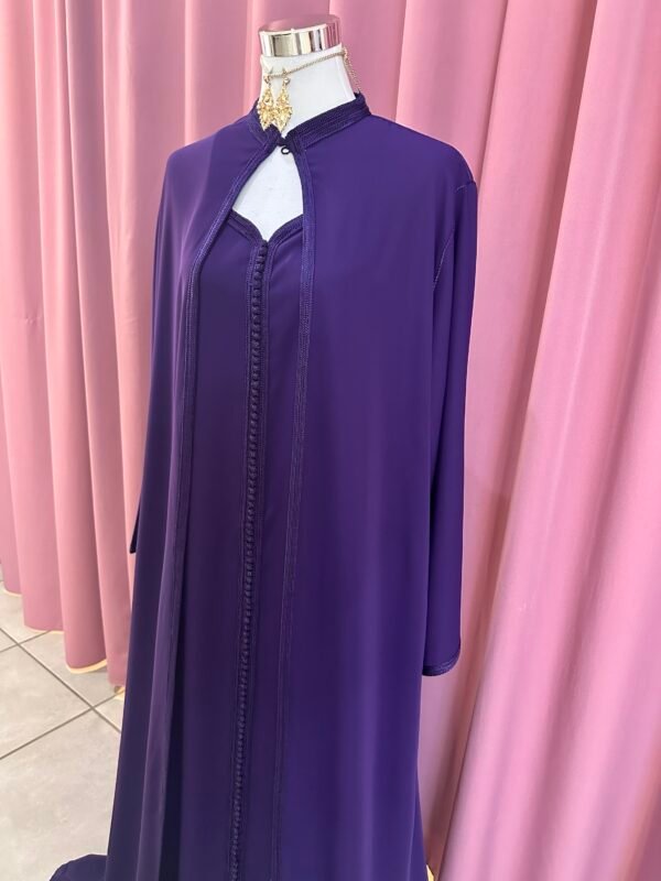 Caftan Clara violet – Image 2