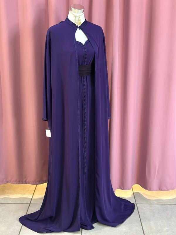 Caftan Clara violet – Image 3