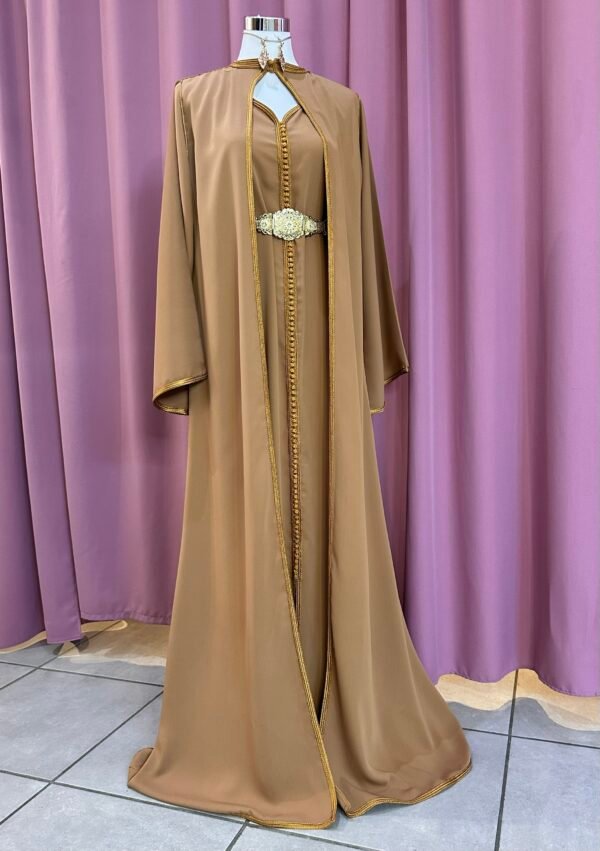 Caftan clara camel – Image 4