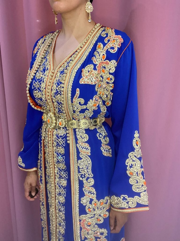 Caftan chiara bleu3